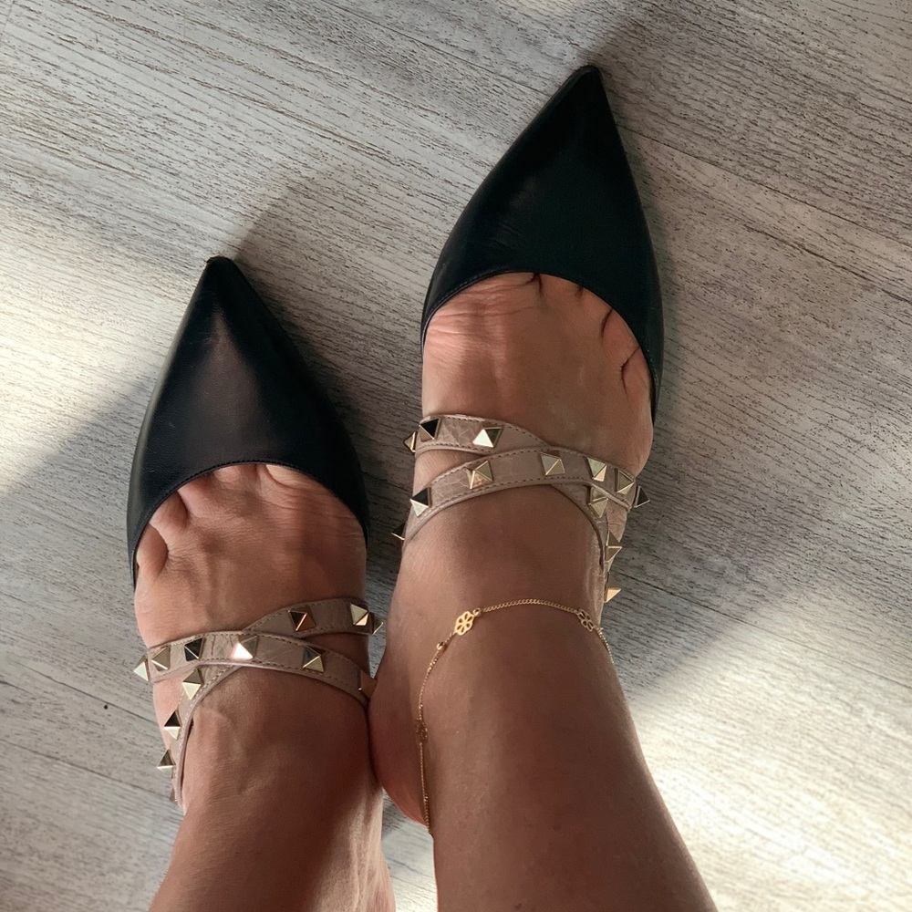 Valentino Caravani rockstuds sliders/heels 💖 - Picture 14 of 15